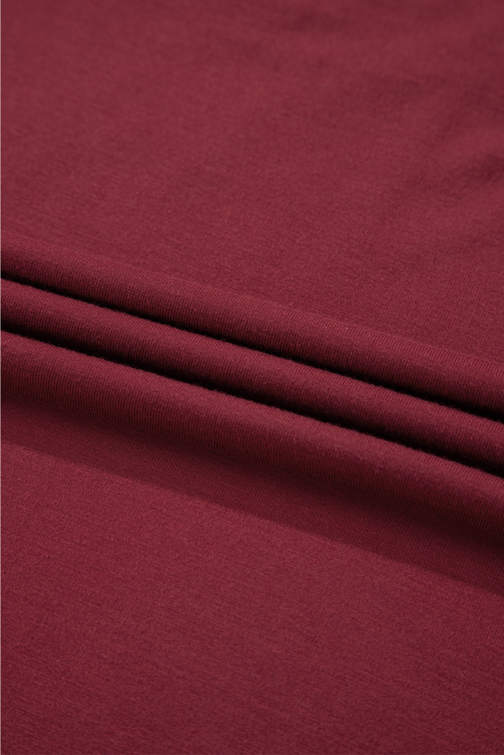 Red Dahlia Lace-trimmed Sweetheart Neckline Ruched Detail Long Sleeve T-shirt #129