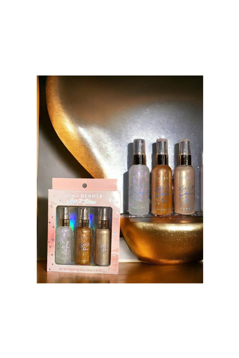 Xime Beauty Let it Shine Body Shimmer Set