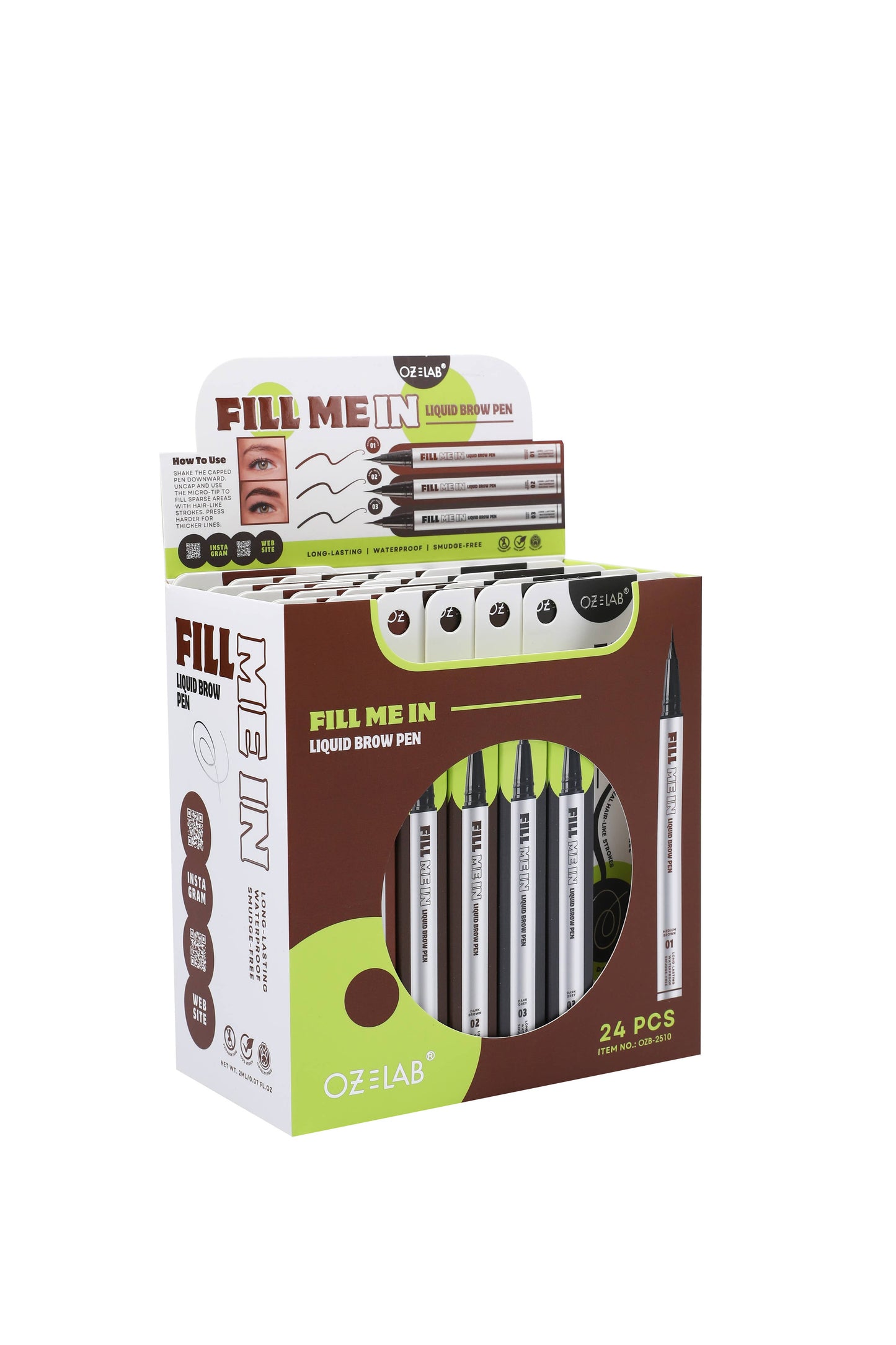 Fill Me In - Pluma líquida para cejas OZ LAB