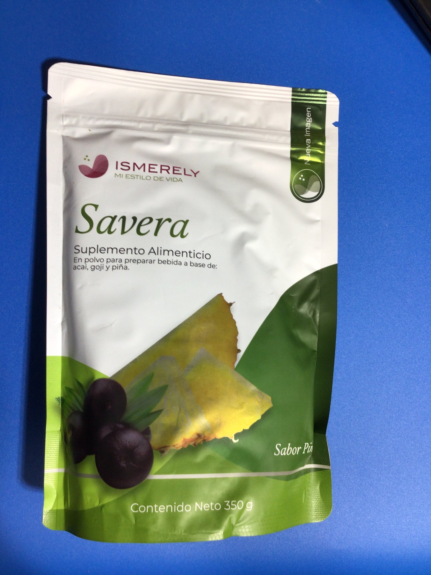 Savera polvo 350g sabor piña