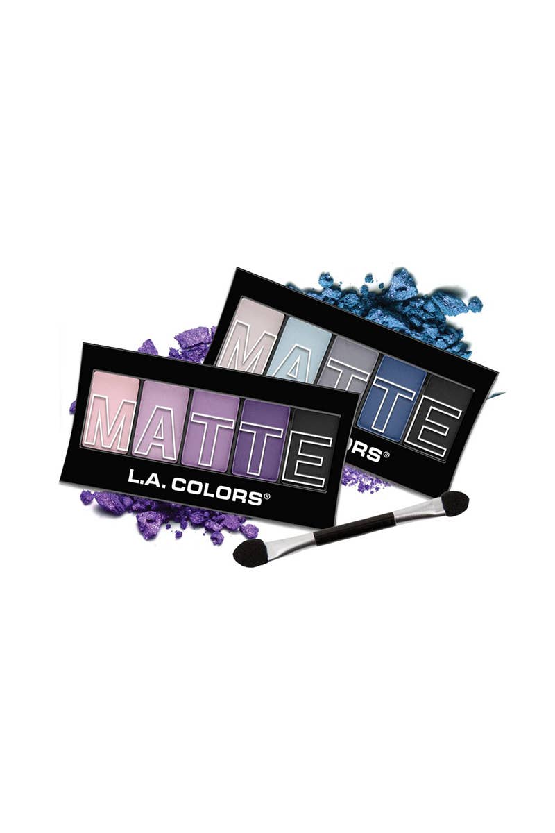 LA Colors Brown Tweed 5 Color Matte Eyeshadow