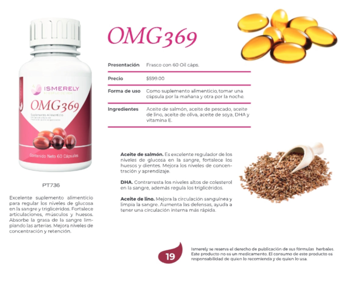 OMG 369 60 cápsulas