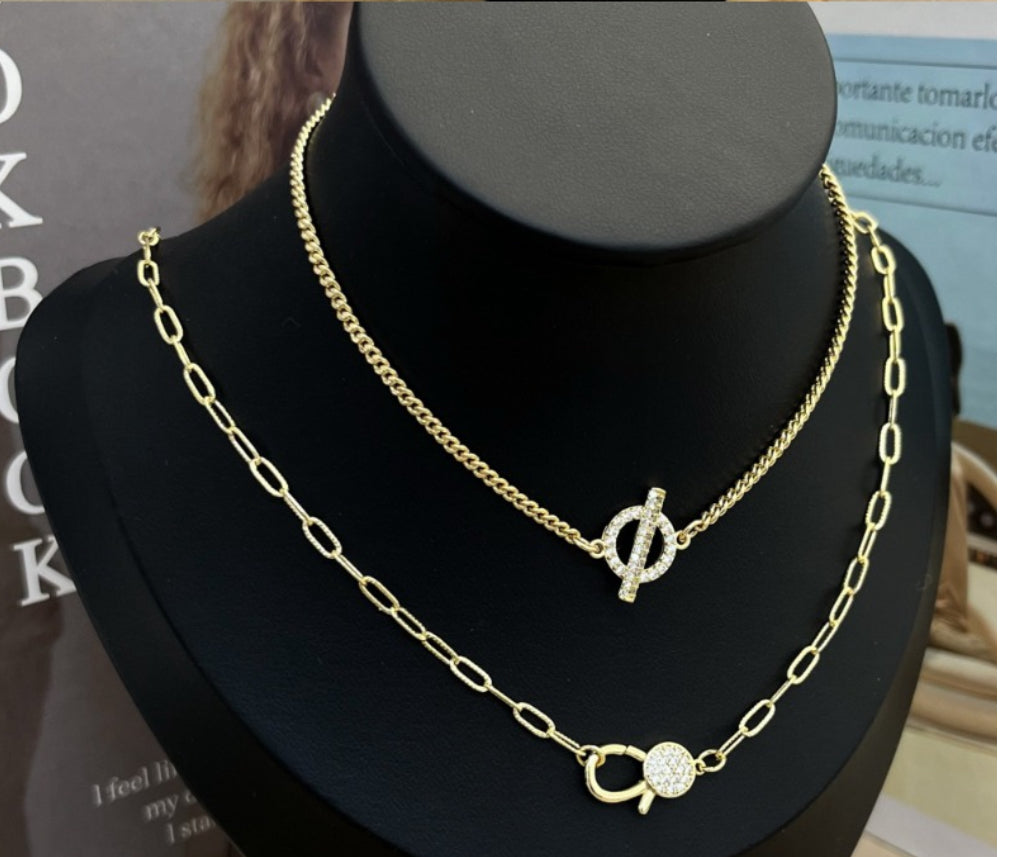 Cadena doble hebilla #434