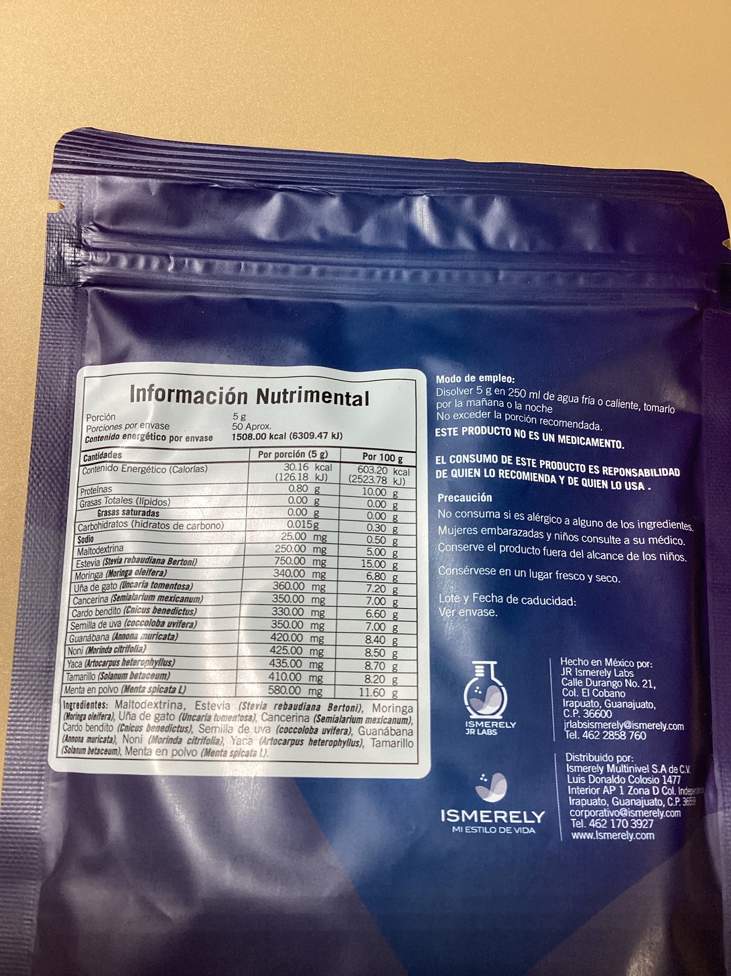 MyBio-Nco 250 g sabor menta