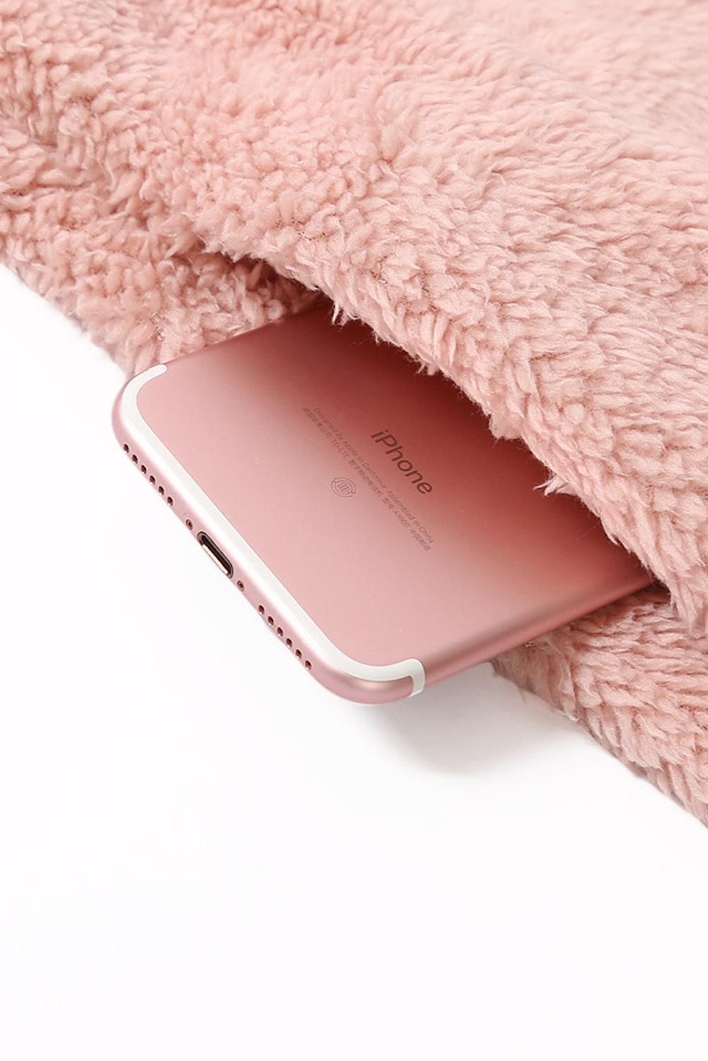 Warm Furry Pullover Hoodie #136