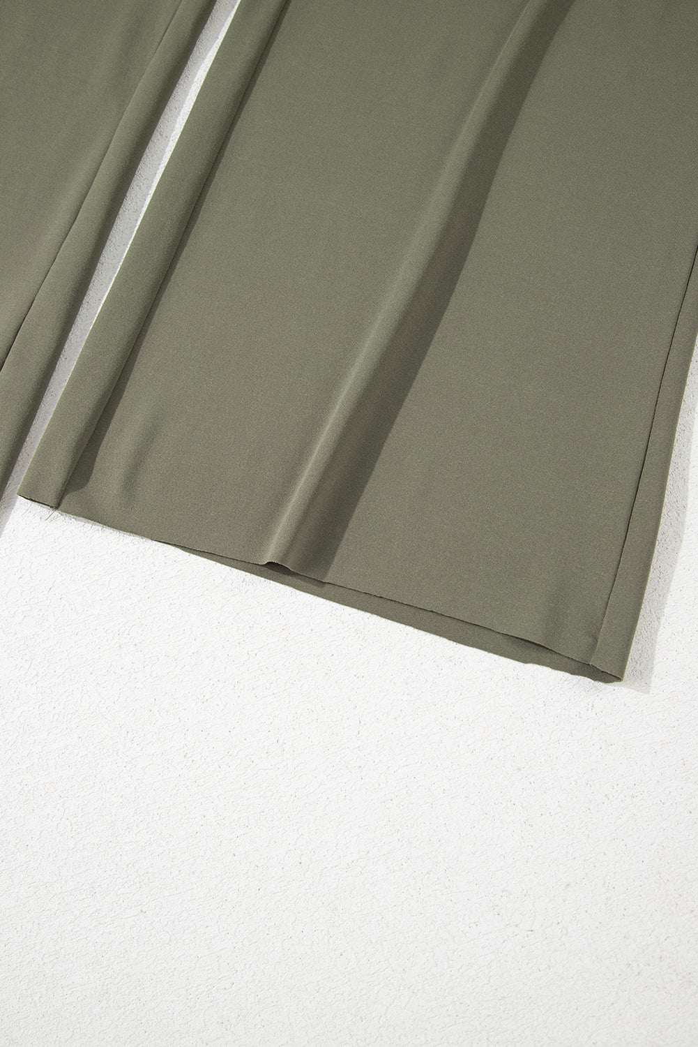 Seagrass Raw Hem Loose Tee and Wide Leg Pants Set #6