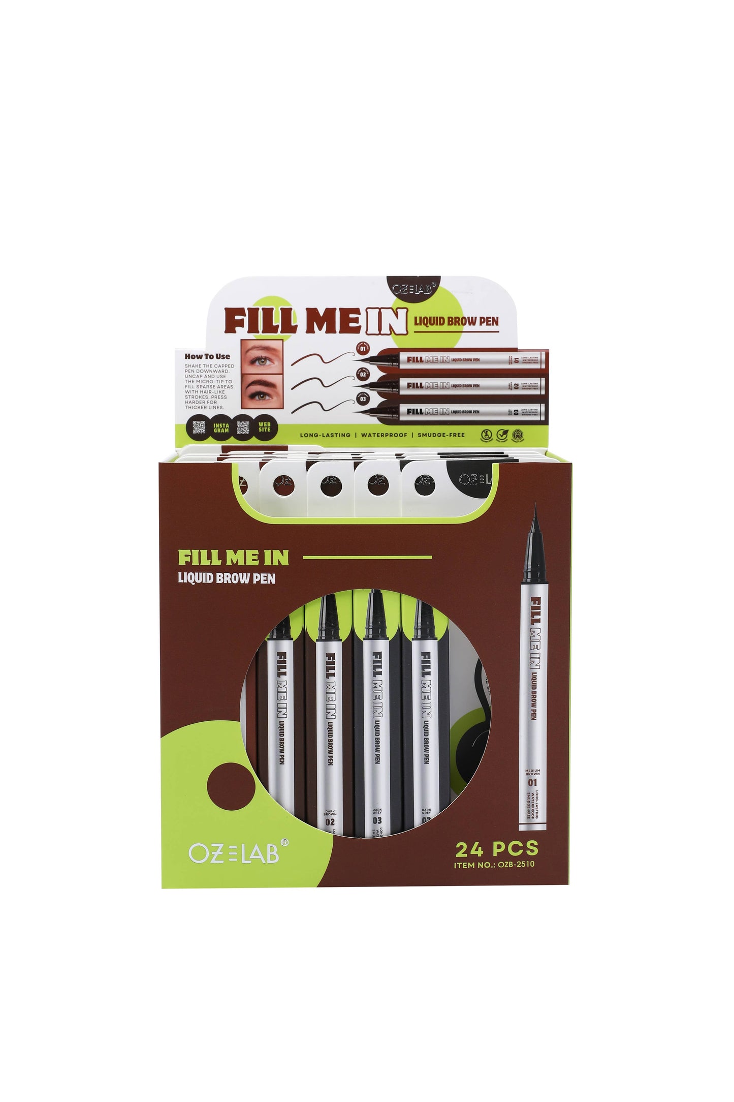 Fill Me In - Pluma líquida para cejas OZ LAB