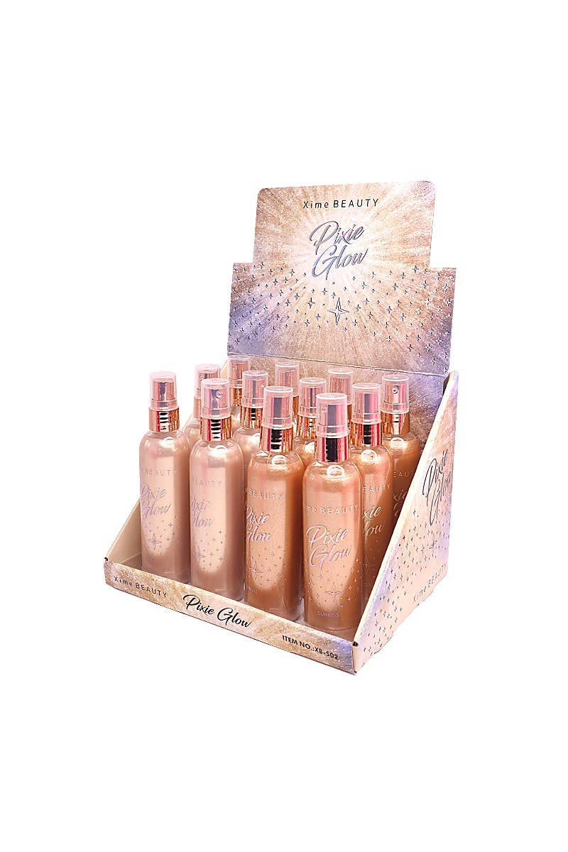 Xime Beauty Pixie Glow Gold Body Simmer Spray