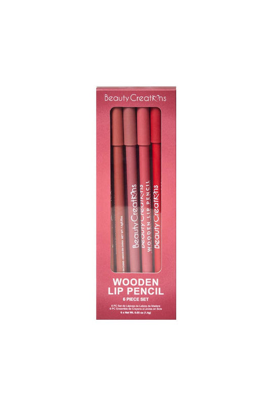 Beauty Creations 6pc Lip Pencil Set