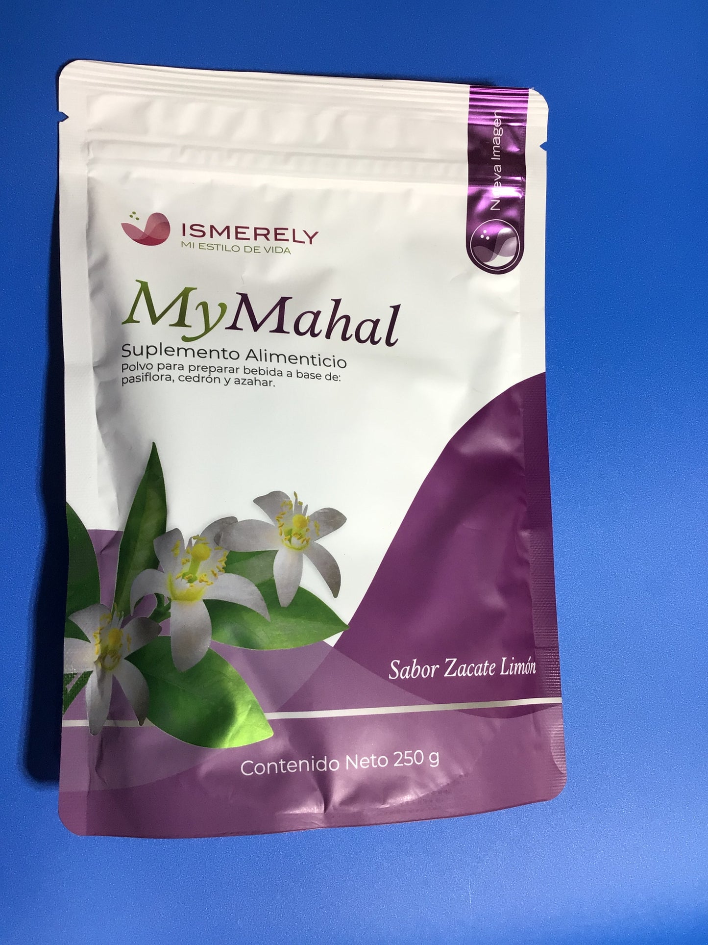 My Mahal polvo 250g sabor zacate limon