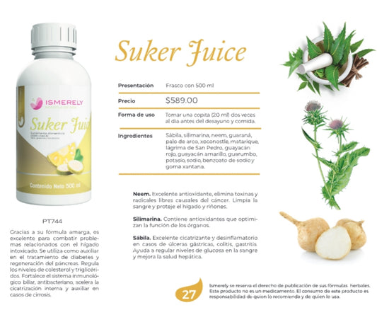 Jugo de suker 500ml