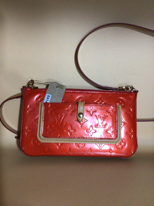 LV red vernis #414