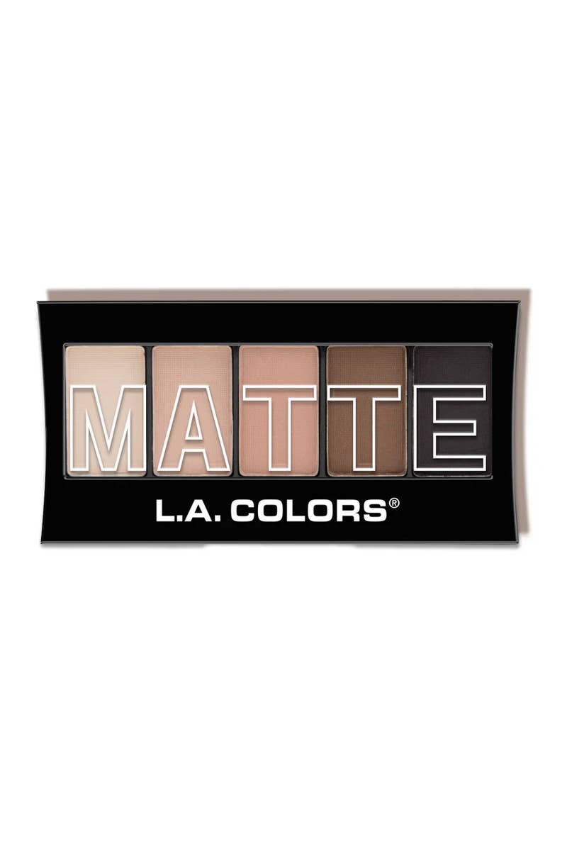 LA Colors  Brown Tweed 5 Color Matte Eyeshadow