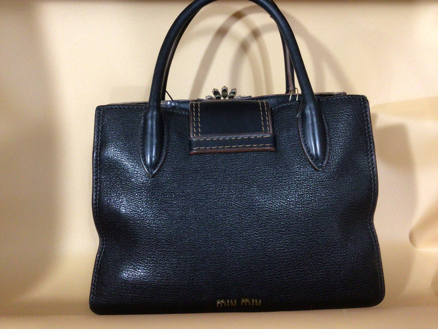 Miu Miu mini tote black #443