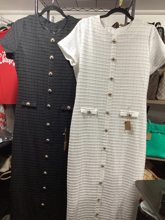 VESTIDO CON BOTONES #34