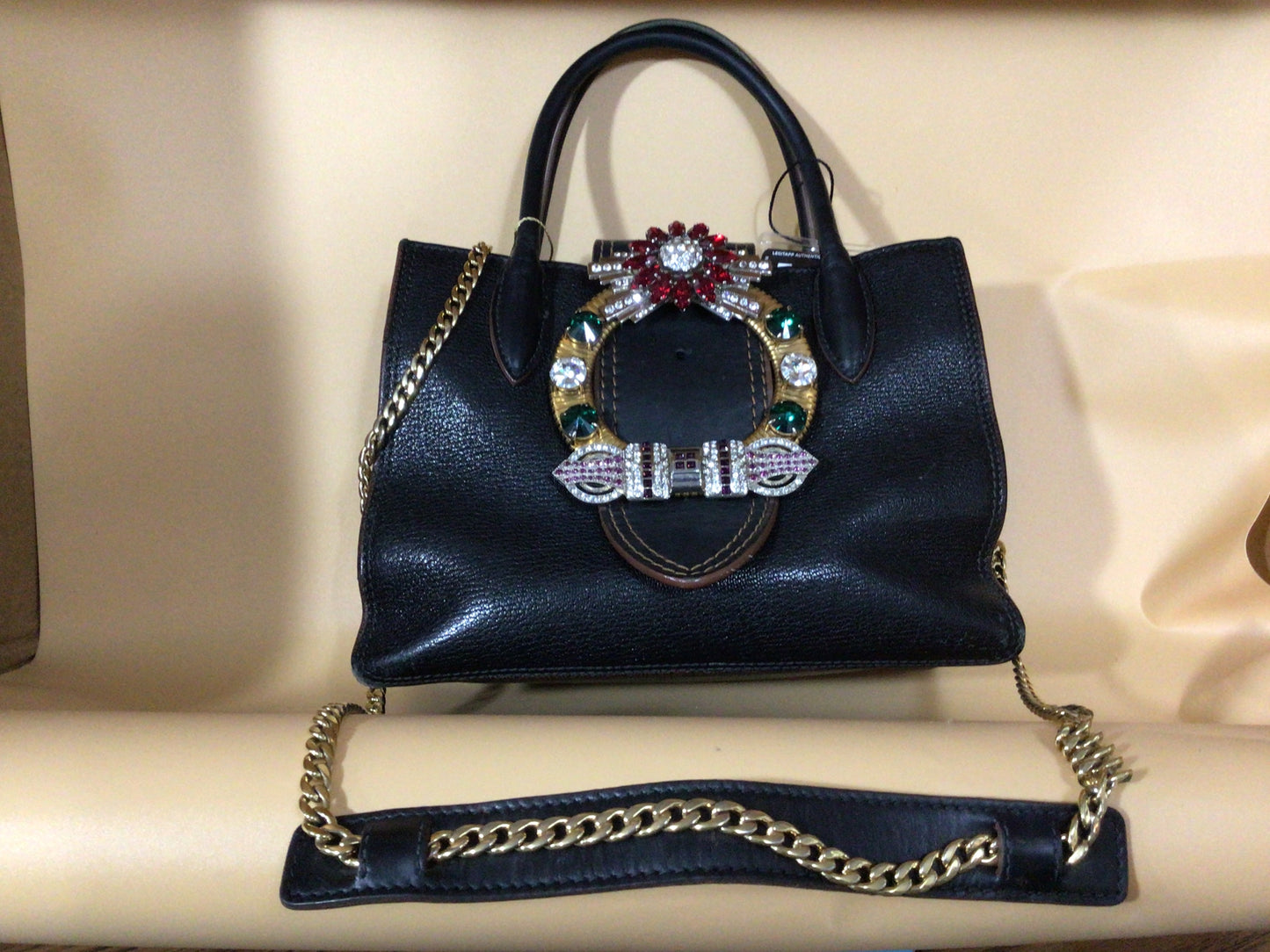Miu Miu mini tote black #443