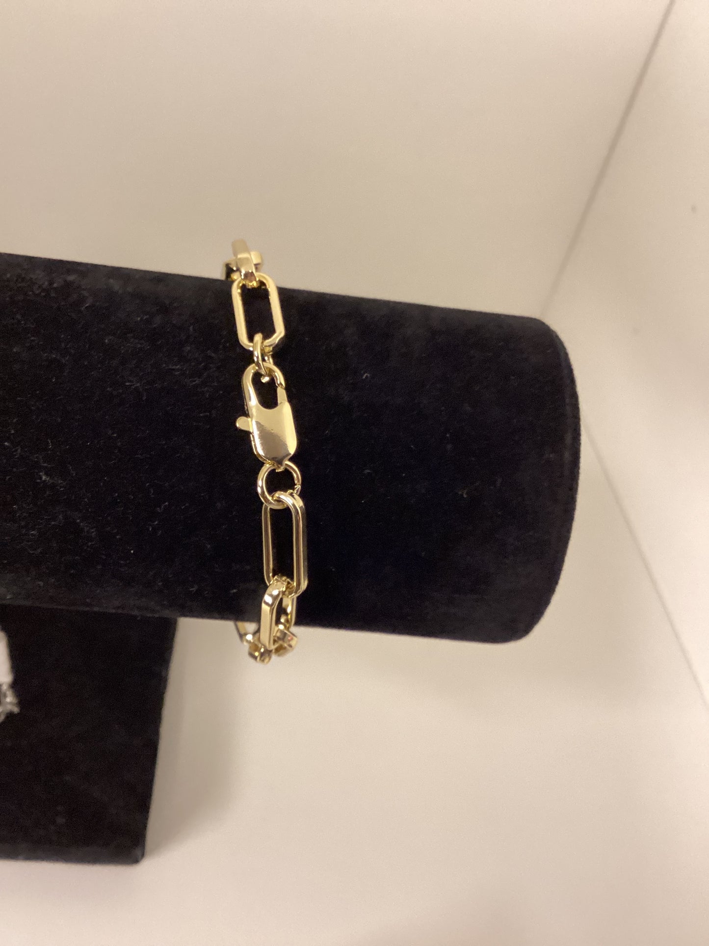 Pulsera #715 paper clip 19cm/ 7.5