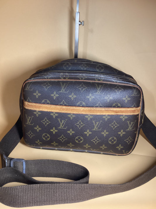 LV MONOGRAM REPORTER CROSSBODY UNISEX BAG PRELOVED #97