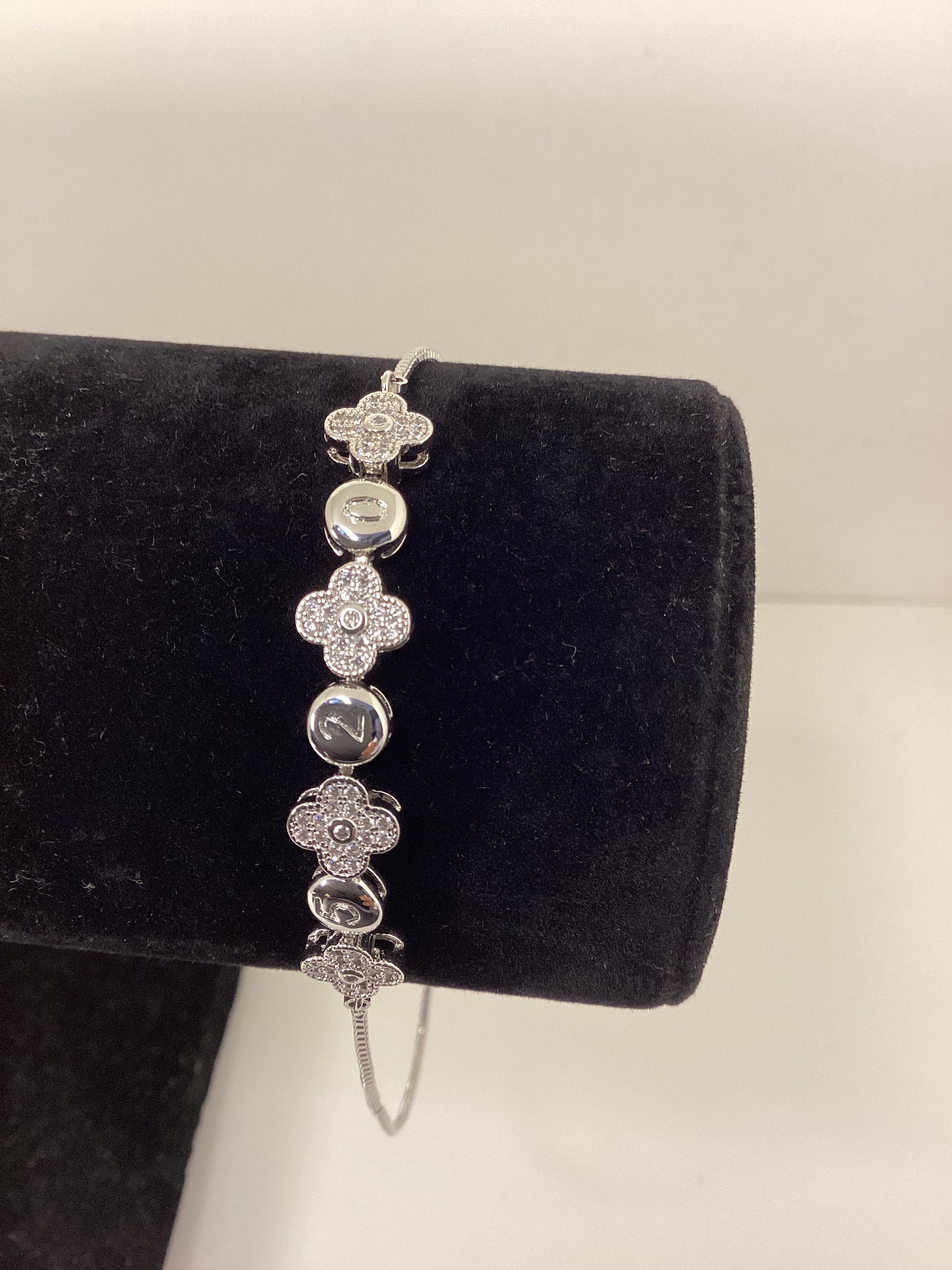 Pulsera #563ajustable silver