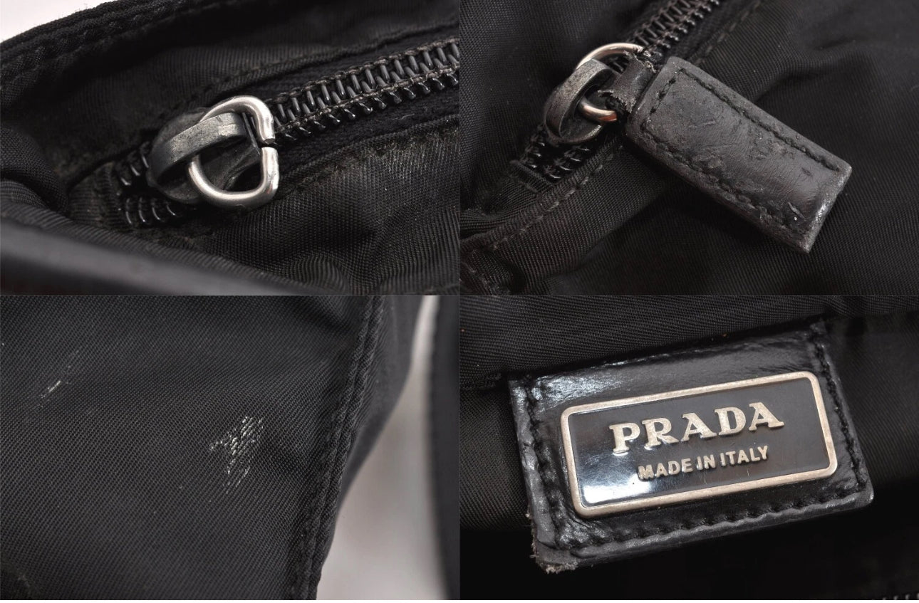 PRADA NYLON CROSS BODY NEGRO USADO #83