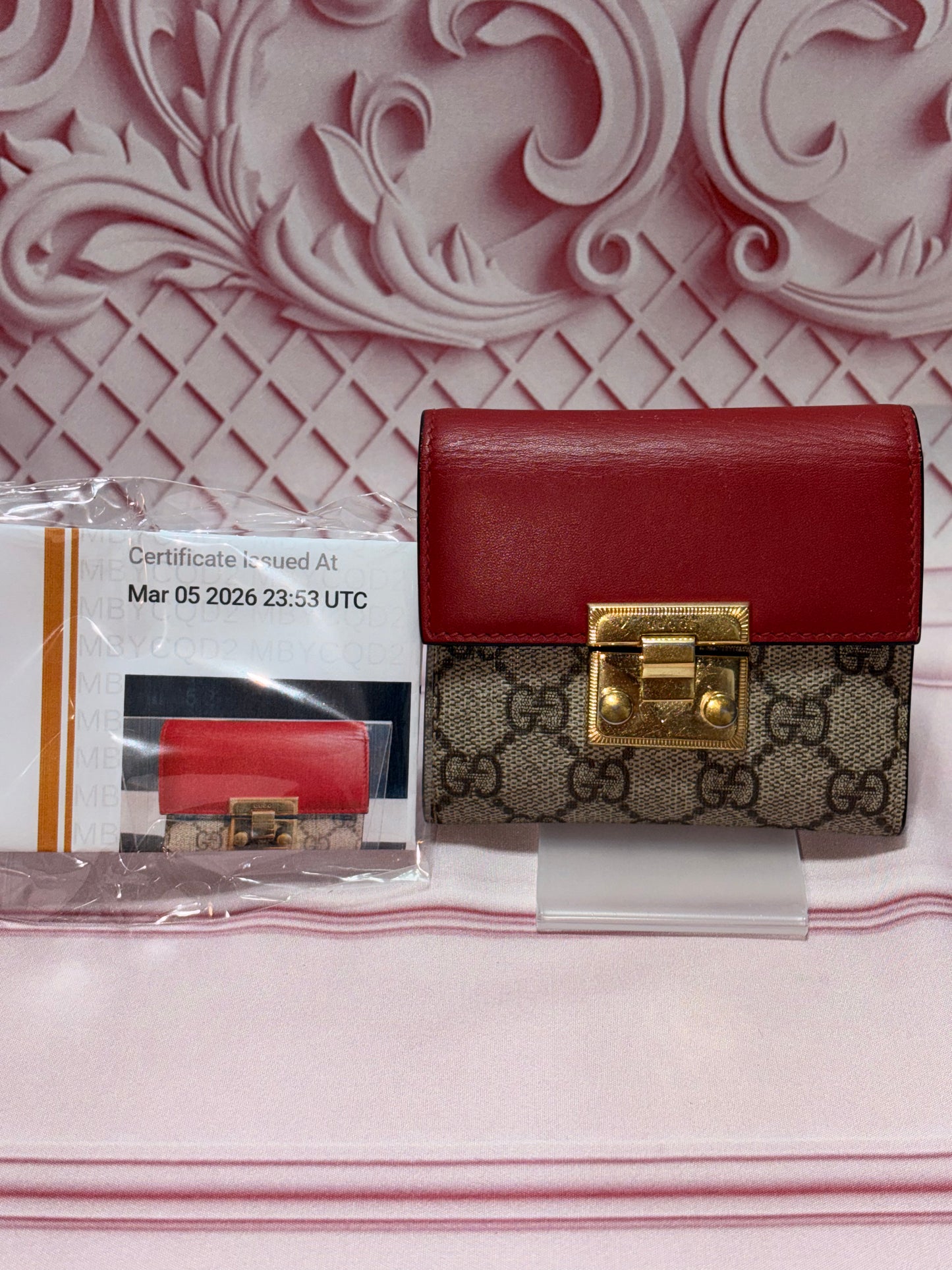 Gucci Canvas Wallet #454