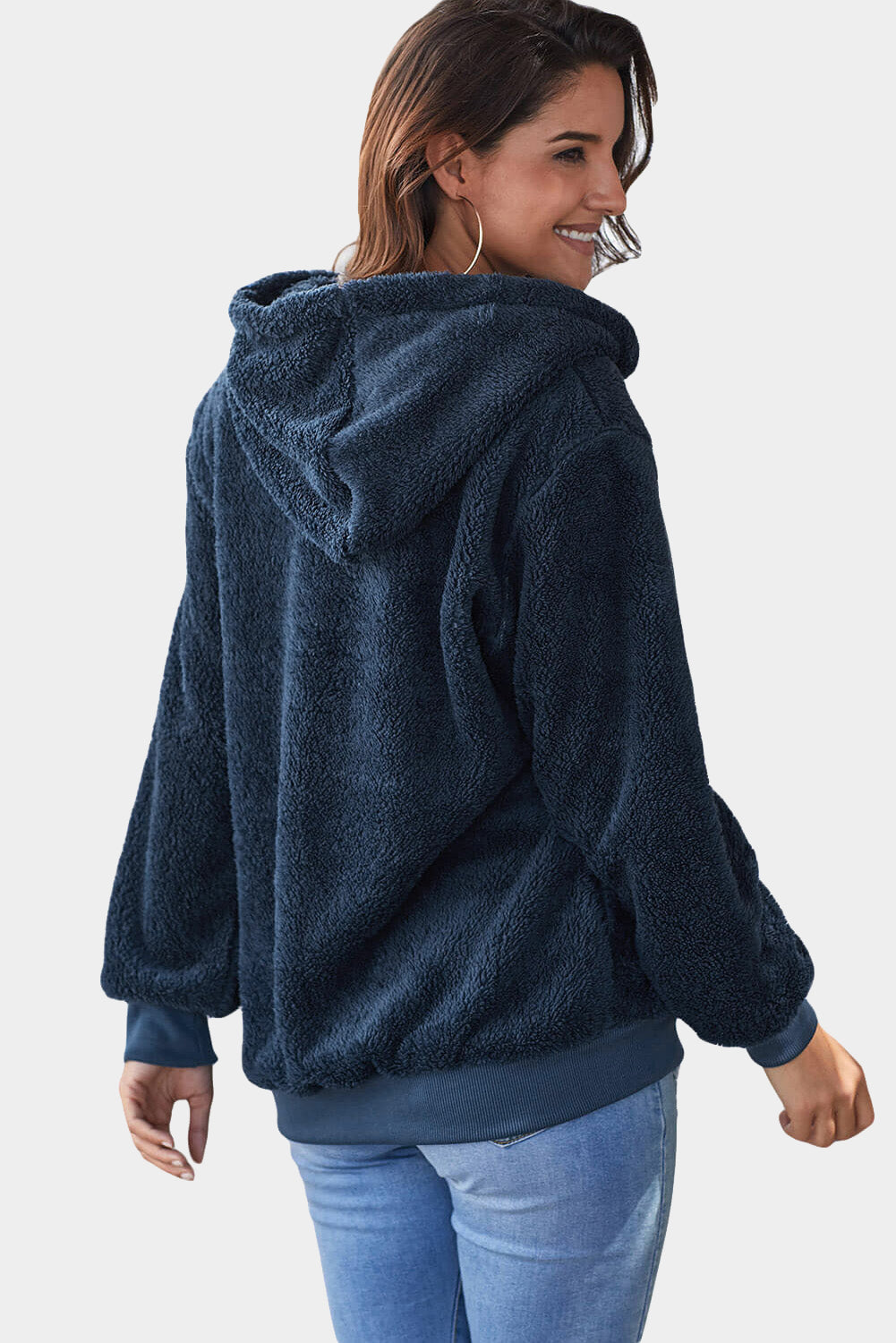 Warm Furry Pullover Hoodie #136