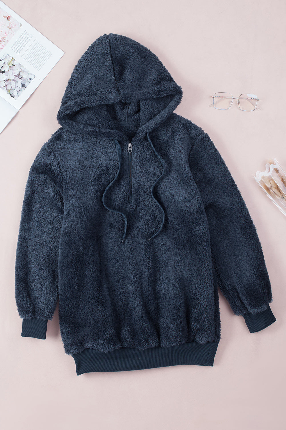 Warm Furry Pullover Hoodie #136