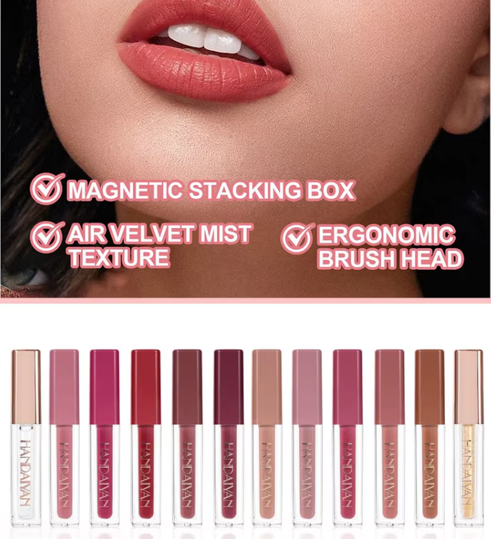 HANDAIYAN MATTE LIP SET (12 pcs)