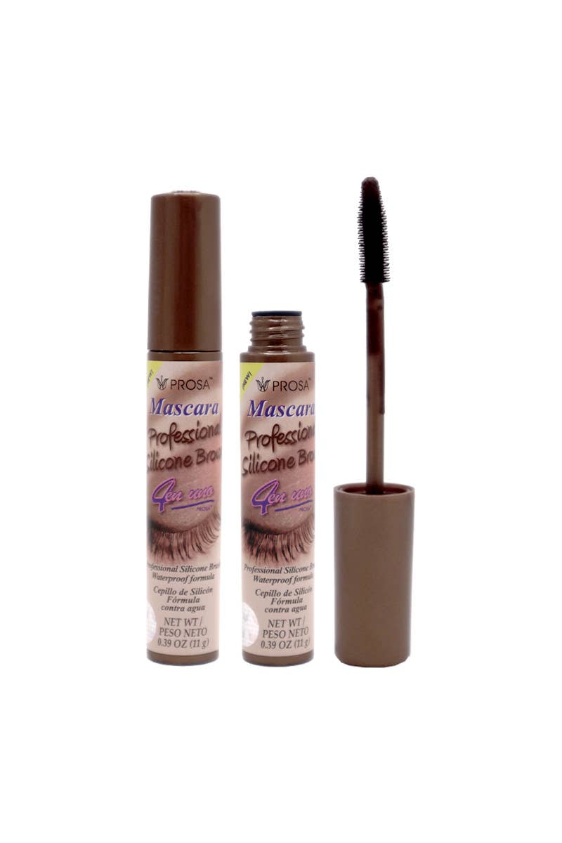 Prosa 4 in 1 Professional Silicone Brown Mascara